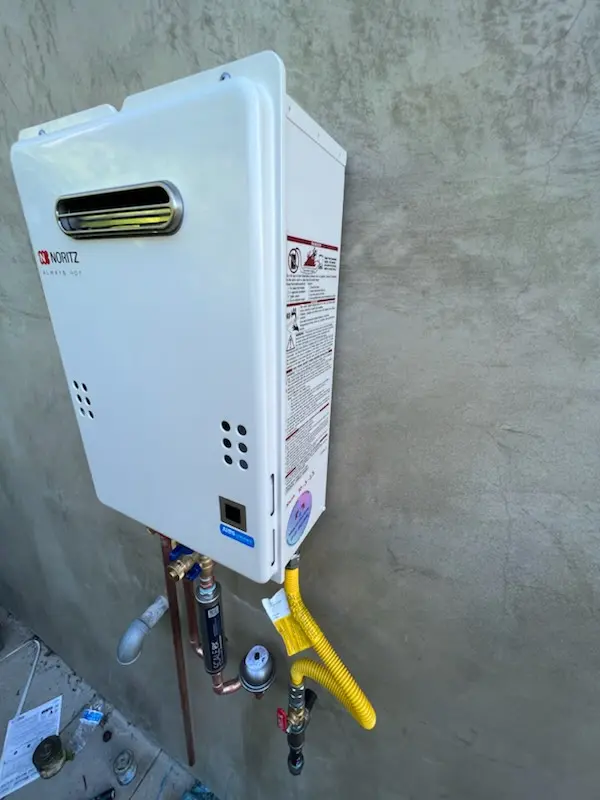 Tankless water heater installation for Willborne Acres homes