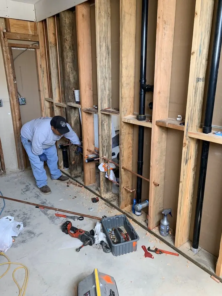 Commercial rough-in plumbing for Gas Line Repair in Willborne Acres